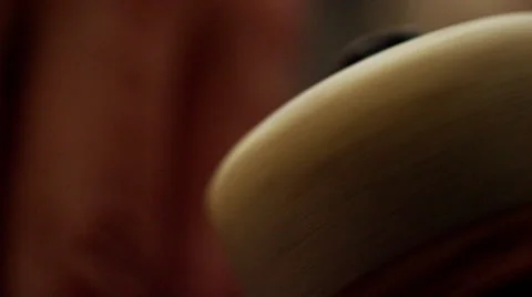 Spinning wheel of skateboard Stock Footage 61275103