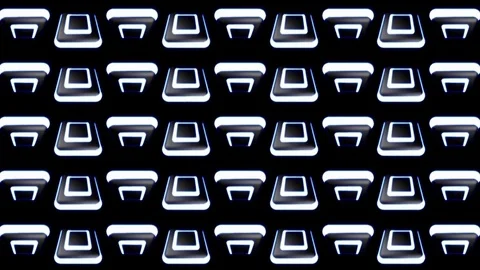 Spinning White Box VJ Loops 库存影片 74359553