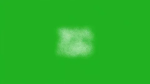 Spinning white specks motion graphics with green screen background Stock Footage 152636581