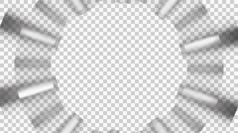 Spinning white tunnel Stock Footage 44070944