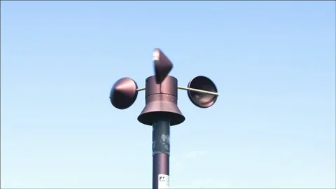 Spinning wind sensor Stock Footage 106899577