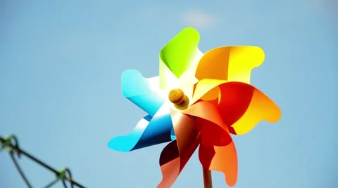 Spinning windmil Stock Footage 67502562