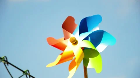 Spinning windmill Stock Footage 67503108