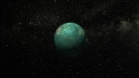 Spinning World Animation Stock Footage 43015881