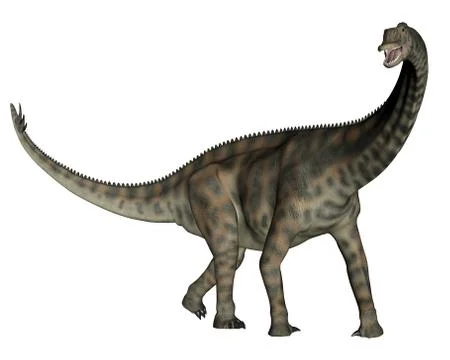 Spinophorosaurus dinosaur standing - 3D render Stock Illustration