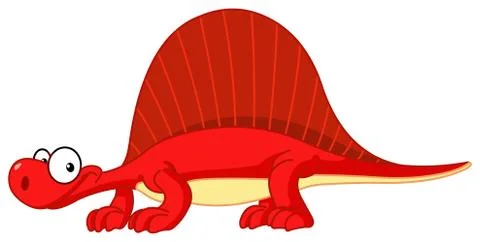 Spinosaurus dinosaur Stock Illustration