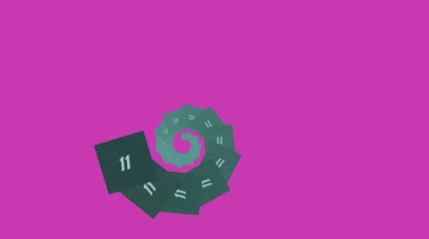 Spiral 11.11.11 스톡 동영상 8962390