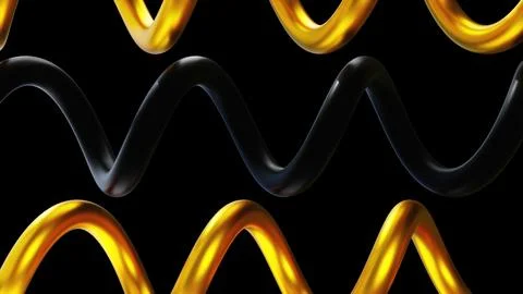 Spiral 3d shape Illustrazione stock
