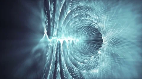 Spiral abstract background spring stretch. Seamless loop. Stock Footage 79638827