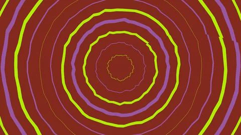 Spiral abstract design with glowing concentric circles Ilustración de archivo