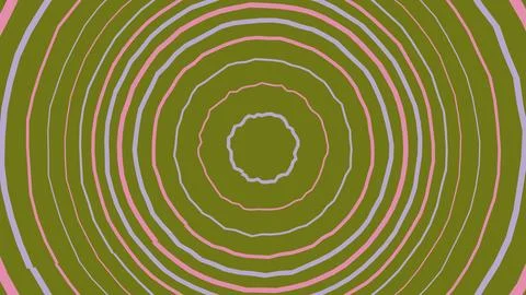 Spiral abstract pattern in green and brown Stock Illustration