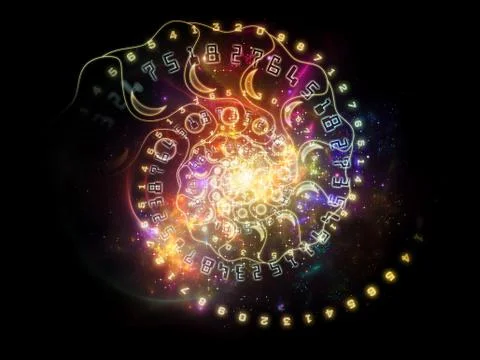 Spiral Abstraction Stock Illustration