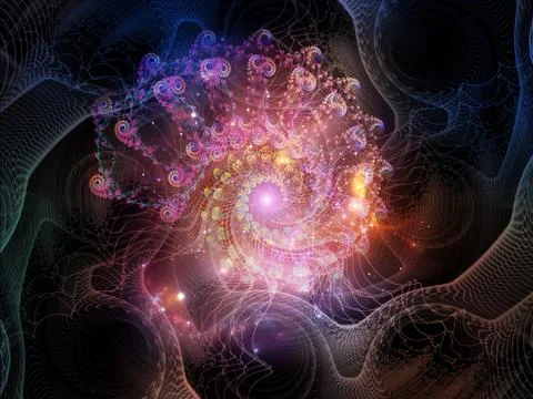 Spiral Abstraction Illustrazione stock