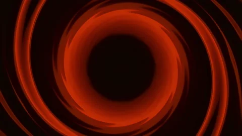 Spiral animation with smooth blinking. Twisting orange circles. Stock Footage 236224078