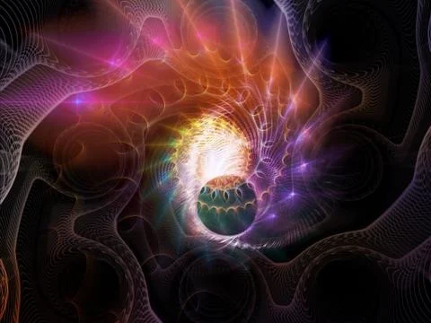 Spiral Arrangement Stock Illustration