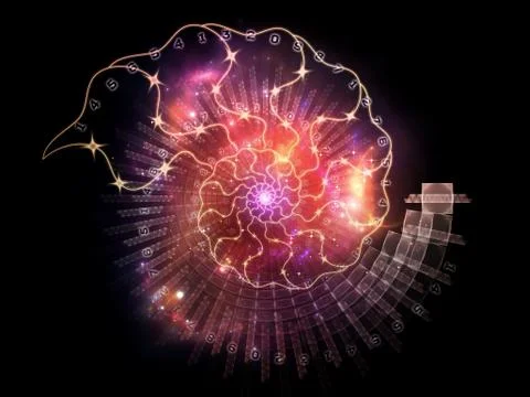 Spiral Arrangement 스톡 일러스트