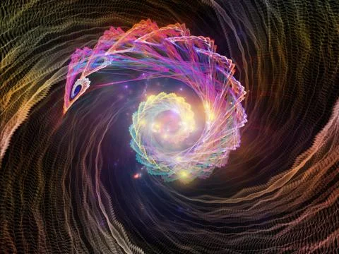 Spiral Arrangement 스톡 일러스트