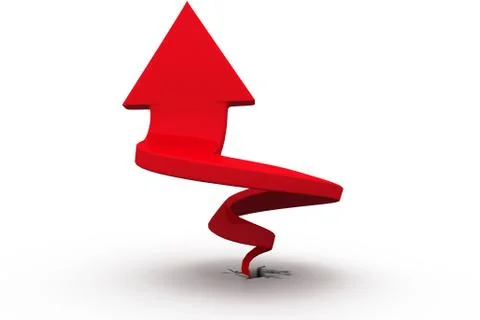 Spiral arrow .. Stock Illustration