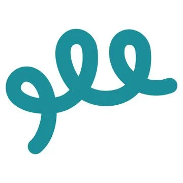 Spiral Bacillus Icon Illustrazione stock