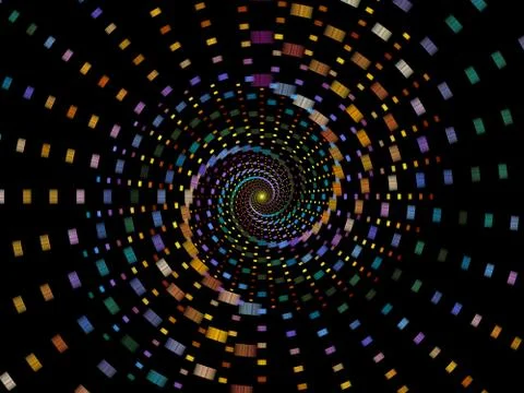 Spiral Backdrop Illustrazione stock