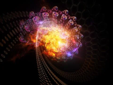 Spiral Background Illustrazione stock