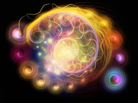 Spiral Background 스톡 일러스트