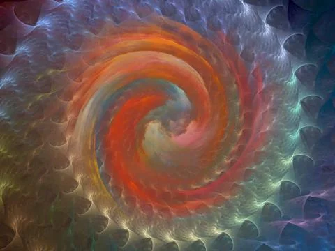 Spiral Background. イラスト素材