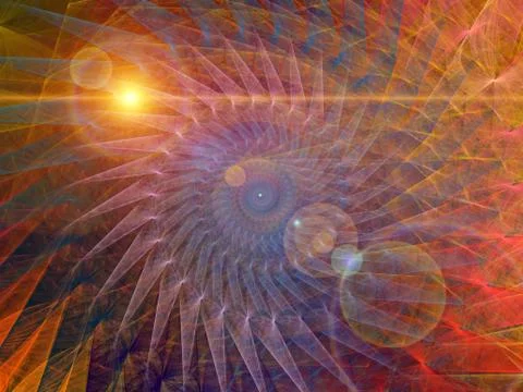 Spiral Background. Illustrazione stock