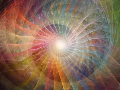 Spiral Background. Illustrazione stock