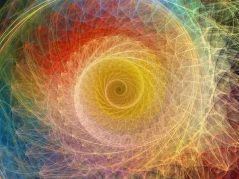 Spiral Background. Illustrazione stock