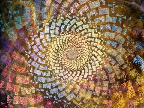 Spiral Background. Stockillustratie