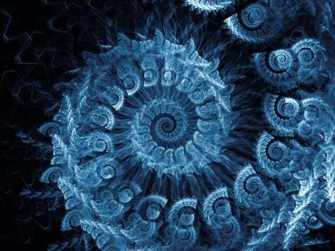 Spiral Background. Illustrazione stock