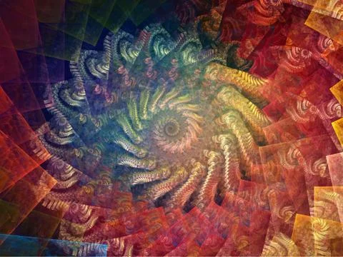 Spiral Background Illustrazione stock