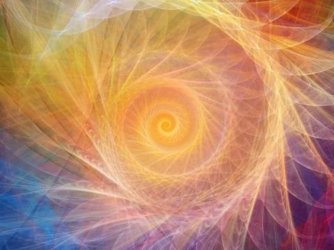 Spiral Background. Illustrazione stock