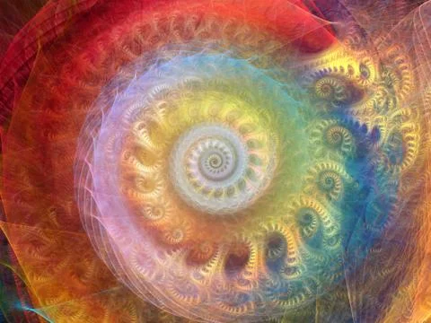 Spiral Background 库存插图