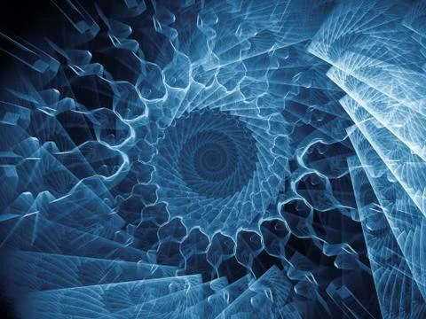 Spiral Background. 库存插图