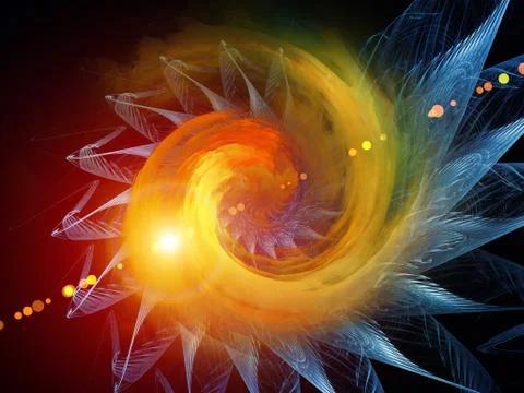 Spiral Background. Stockillustratie