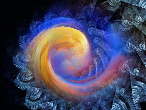 Spiral Background. イラスト素材