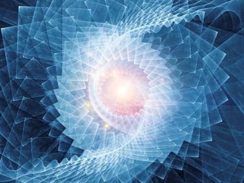 Spiral Background. Illustrazione stock