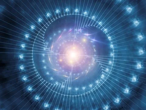 Spiral Background. Illustrazione stock