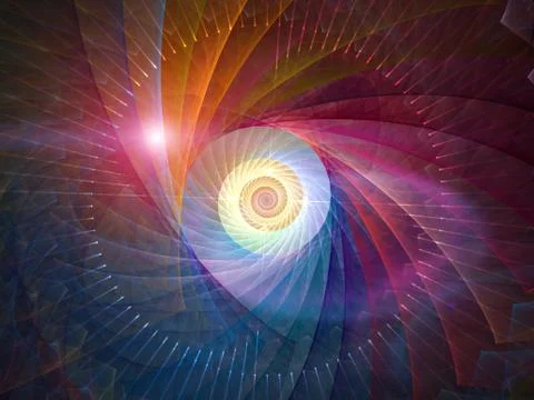 Spiral Background. Illustrazione stock