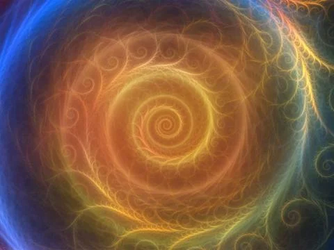 Spiral Background. Illustrazione stock