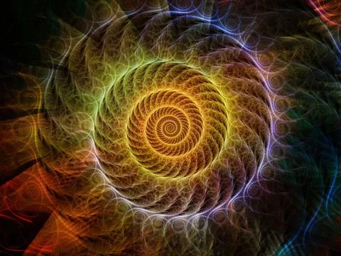 Spiral Background. 스톡 일러스트