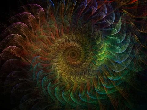 Spiral Background. Illustrazione stock