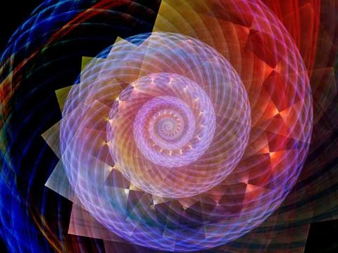 Spiral Background. イラスト素材