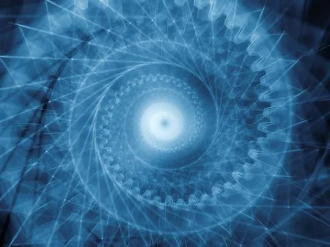 Spiral Background. Illustrazione stock