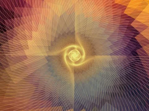 Spiral Background. Illustrazione stock