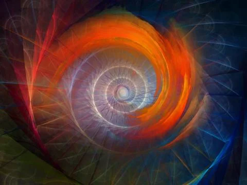 Spiral Background. イラスト素材