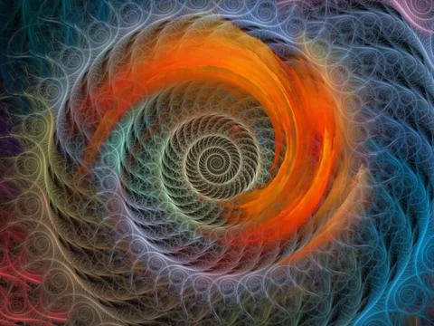 Spiral Background. イラスト素材