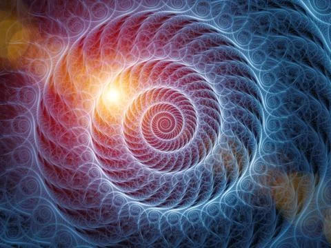 Spiral Background. Illustrazione stock